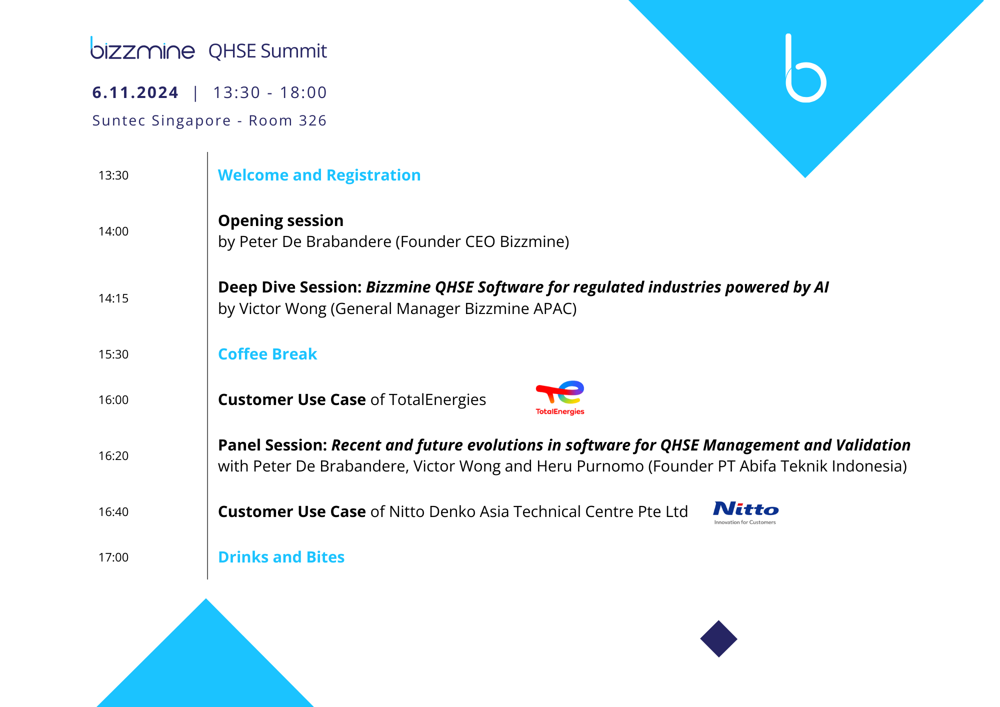 BizzMine QHSE Summit Asia_Program 